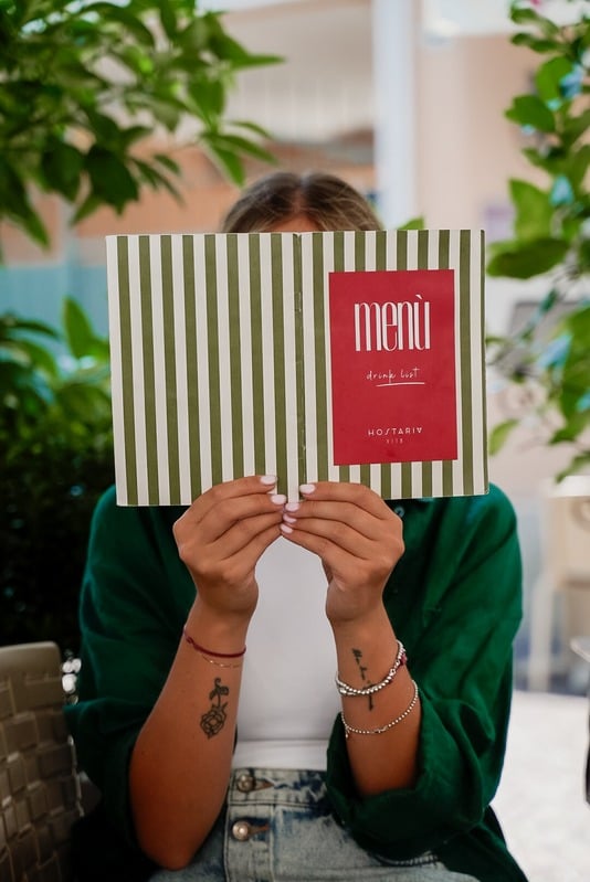 Il menu dell&rsquo;Hostaria Vita